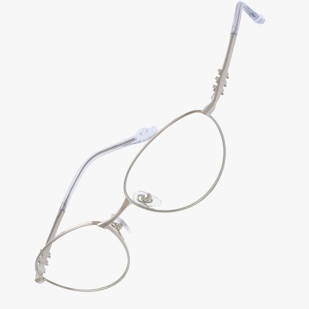 새상품)리끌로우 epoca 스테인리스 실버 안경 긱시크