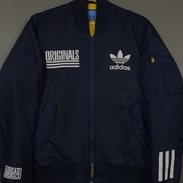 아디다스 Originals  MA-1  항공자켓 봄버 자켓 네이비 090