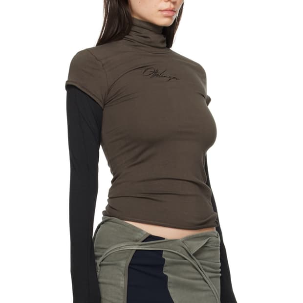 [S]오토링거 25ss 레이어드 롱 슬리브리스 탑