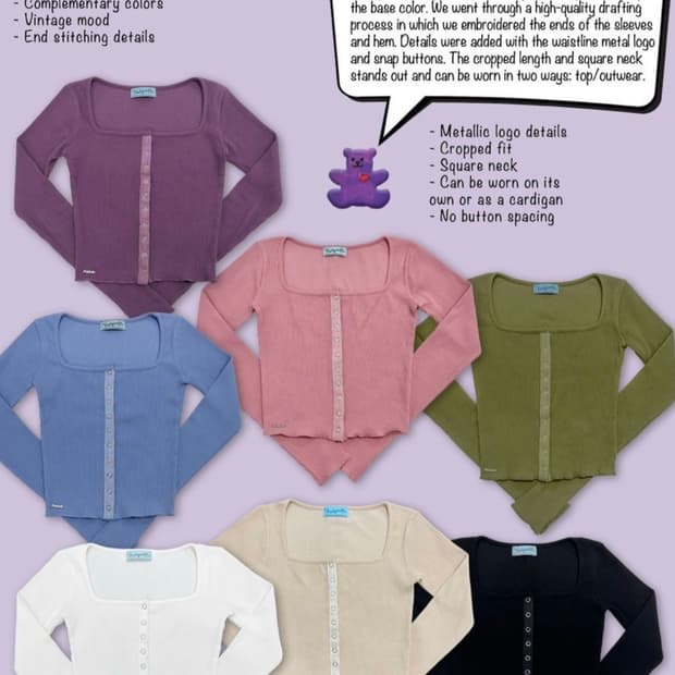 페일제이드 톤온톤 버튼업 탑 블랙