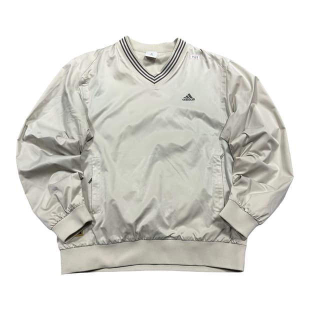 ✨ (바배) 아디다스 골프 브이넥 베이지 웜업 