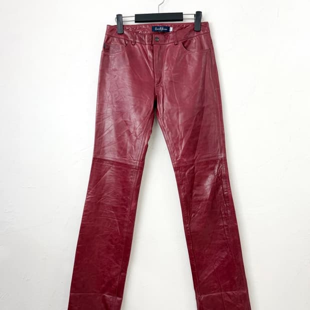 Earl jean 카우레더팬츠