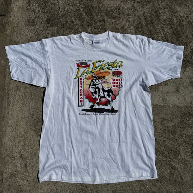 [XL] 90s 빈티지 프린팅 티셔츠