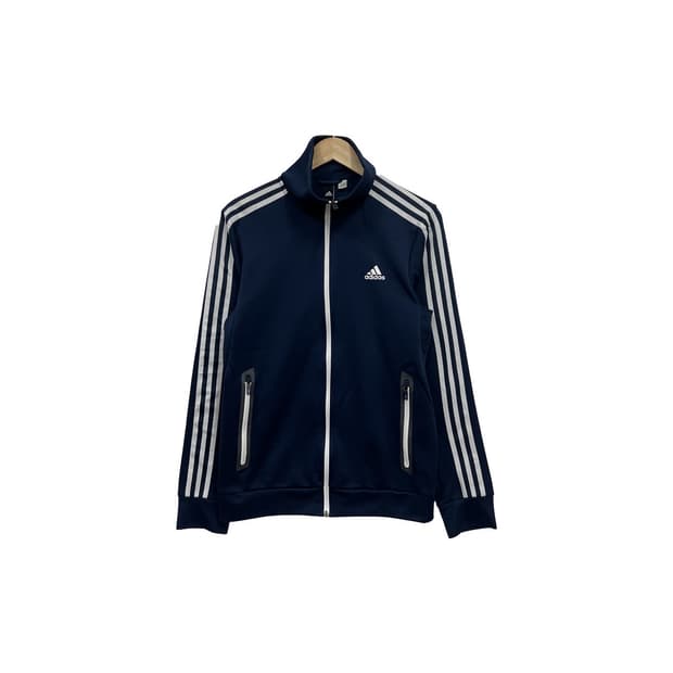 아디다스 삼선로고 네이비 트랙탑 집업 져지
