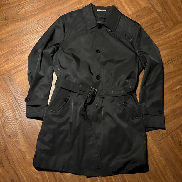 00S MANSTAR MILITARY BELTED COAT