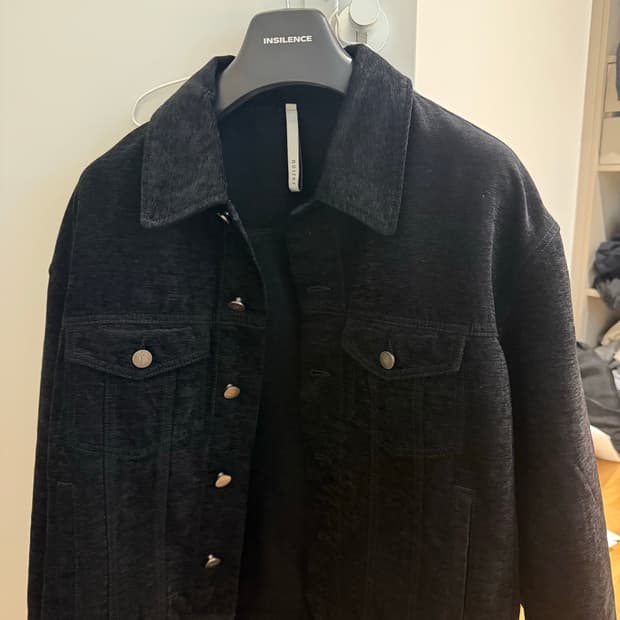 노이어 벨벳 텍스쳐 데님 트러커 자켓 48