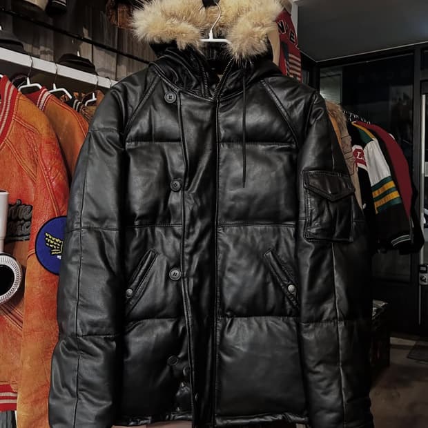 Avirex N-2B leather down(아비렉스 가죽 패딩)