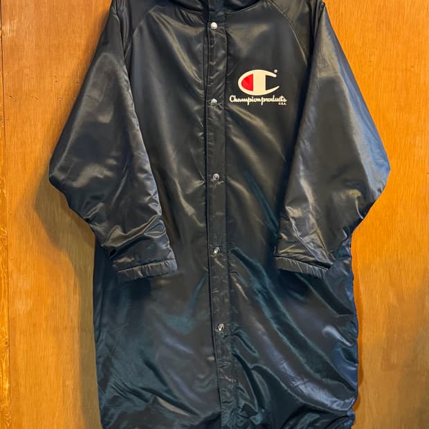 빈티지 챔피온 벤치코트 돕바 롱패딩 "L~XL" (407)
