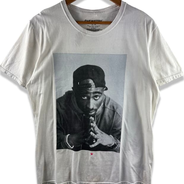 투팍 2PAC Chemistry 그래픽 티셔츠4291