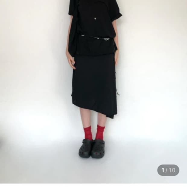 yue 언발 스커트 치마