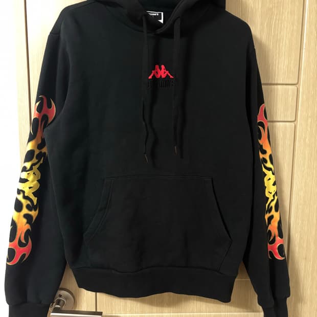 카파x 참스 블랙 후드티