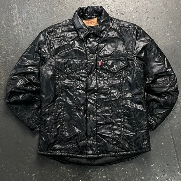 100 리바이스 재팬 트러커 패딩 자켓 
