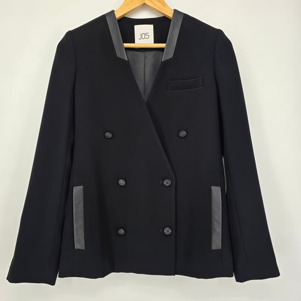 J05 노키라 블랙 더블 버튼 자켓