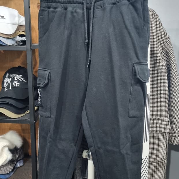 Starter 스타터 힙합 검정색 조거 팬츠 공용m(30~31) 상태좋음