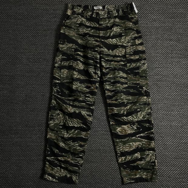락스테디 타이거 카모플라쥬 퍼티그 카고팬츠o 3726