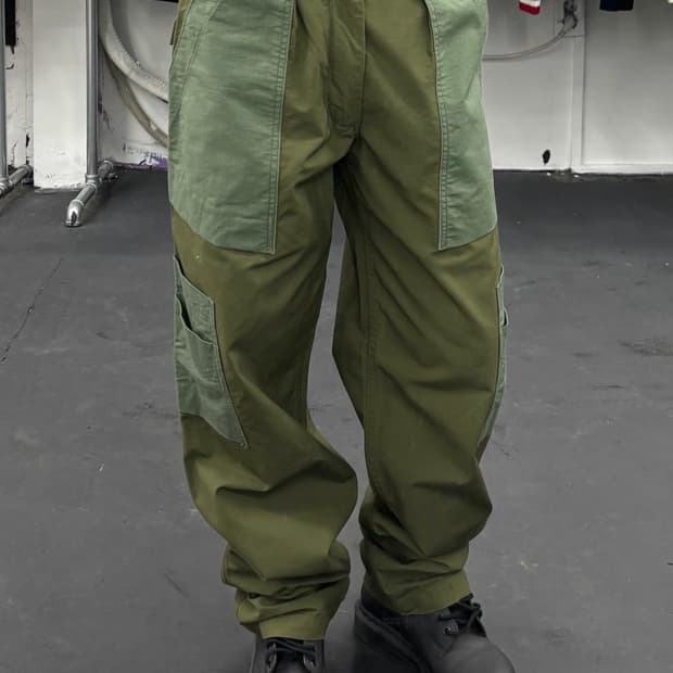 모니탈리 카키 카고팬츠