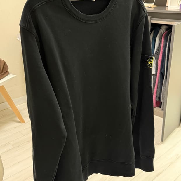 스톤아일랜드 맨투맨 블랙 L