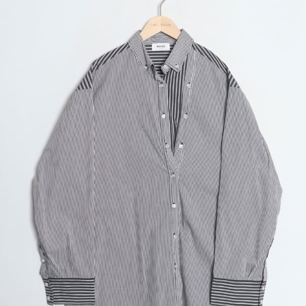 MUSEE Layered Big Shirts