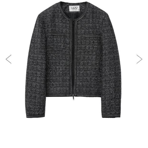 엘무드 트리밍 트위드 자켓 44