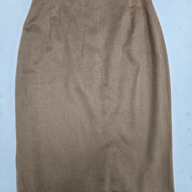 막스마라 베이지 울 스커트