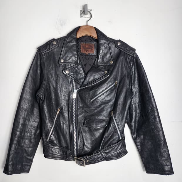 Lold Anthony 더블 라이더 가죽 자켓