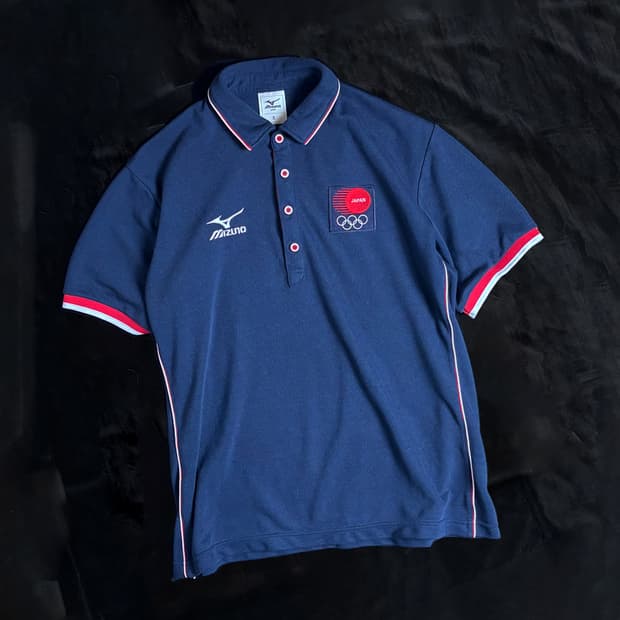 일본빈티지 MIZUNO 일본 올림핏 국가대표 피케이 티셔츠