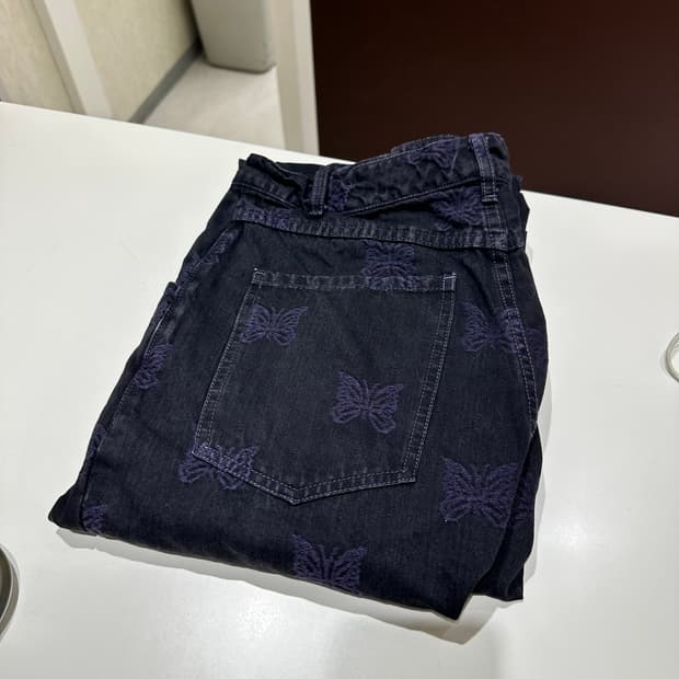 s) 니들스 hd 데님 팬츠 나비