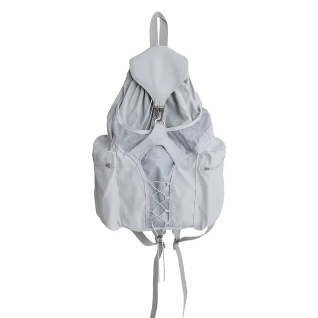 오호스 리버시블 스트링 백팩 그레이
