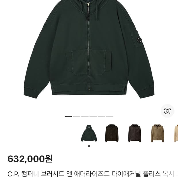 Cp컴퍼니 후드 자켓