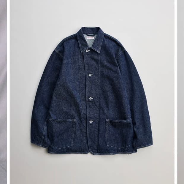 나이스네스 niceness 데님 커버올 L 새상품
