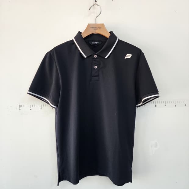 빈폴 검정색 반팔 폴로티