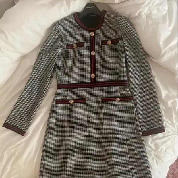 질스튜어트 19FW 트위드 원피스