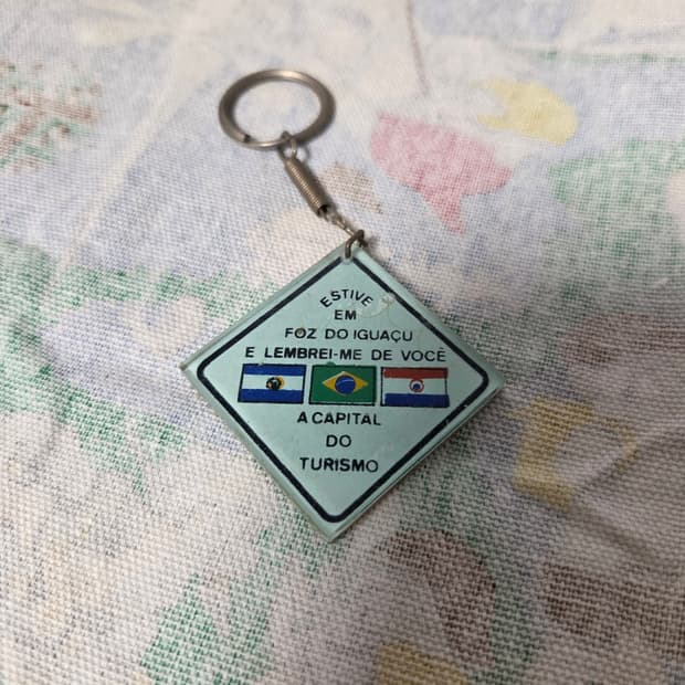 8-90s Itaipu Binacional 빈티지 키링