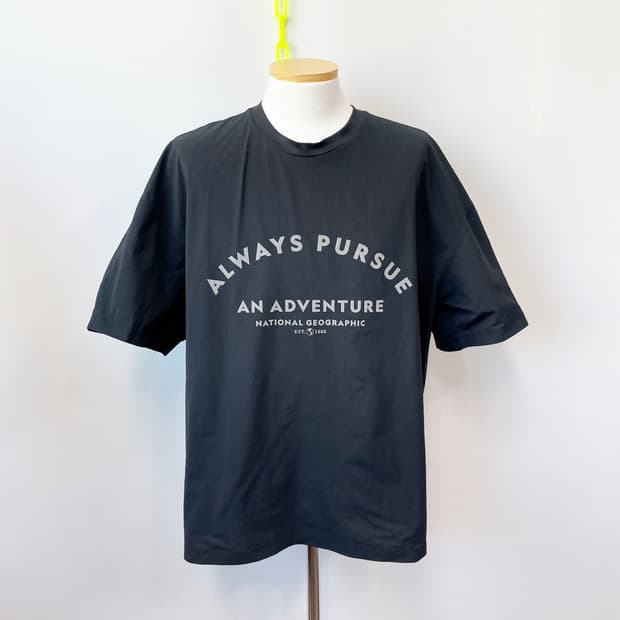 네셔널지오그래픽 남성캐주얼반팔 블랙XL