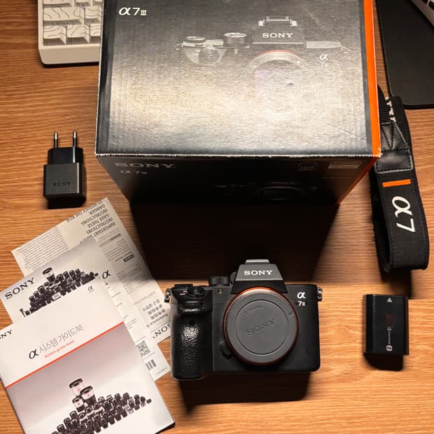 소니 a7m3 풀프레임 미러리스 카메라 만컷