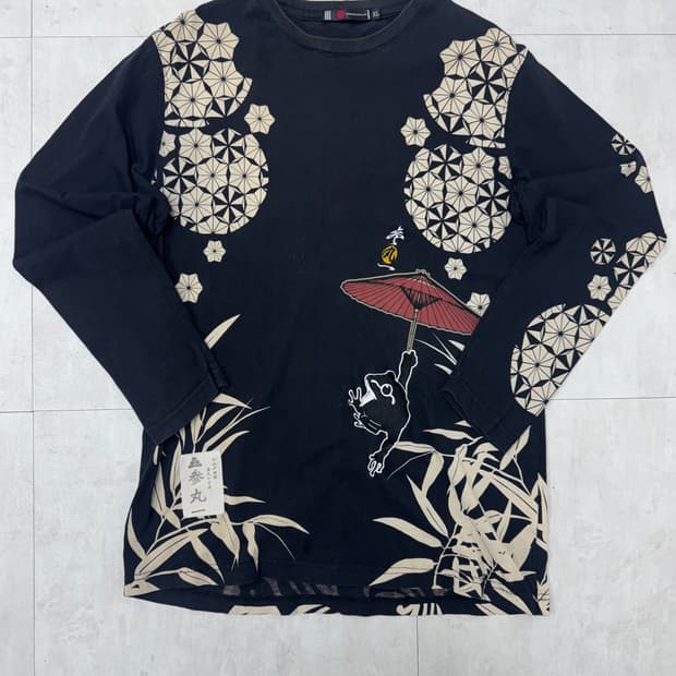 •일본 빈티지 그래픽 롱슬리브 티셔츠 