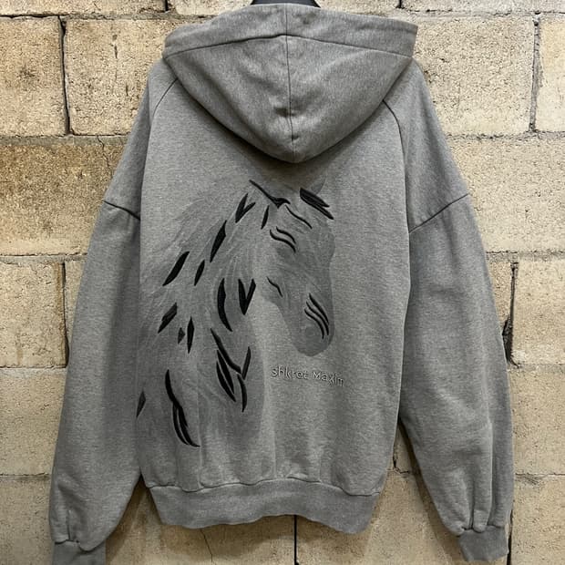 준지 x 슈크렛 막심 홀스 후디