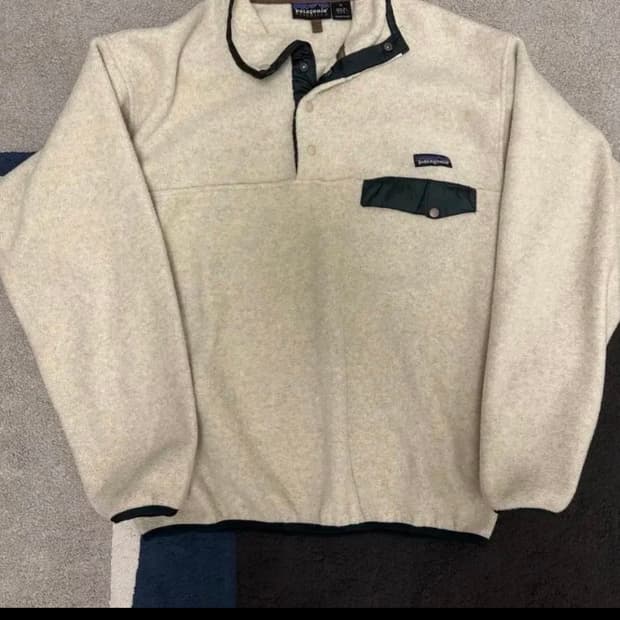 맨즈 파타고니아 신칠라 딥그린 오트밀(M)