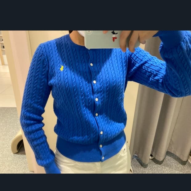 폴로랄프로렌 걸즈 케이블 가디건 xl