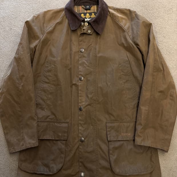 바버 뷰포트 왁스드 자켓 처분 