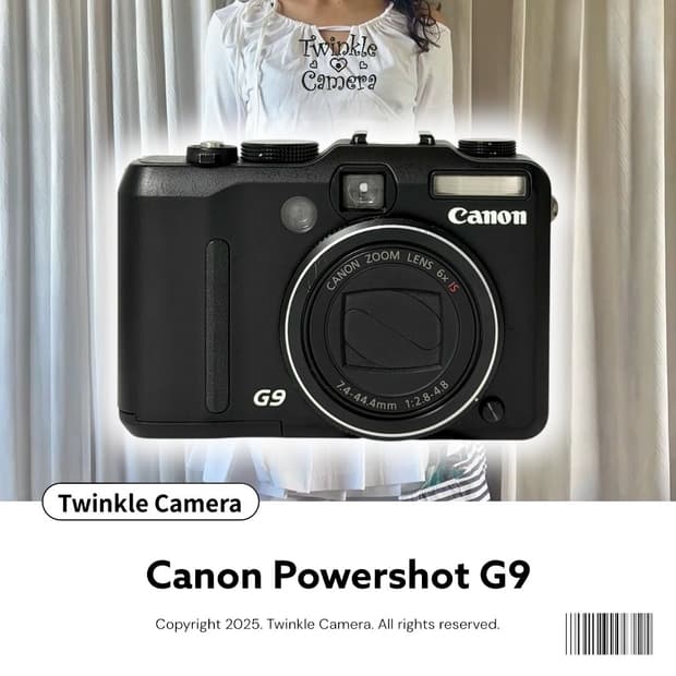 (아이브유진✨) Canon Powershot 캐논 파워샷 G9