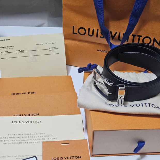 루이비통 퐁 뇌프 벨트 35mm 85Size