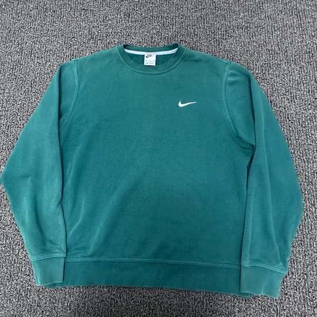 NIKE 나이키 기모 맨투맨 그린 2XL