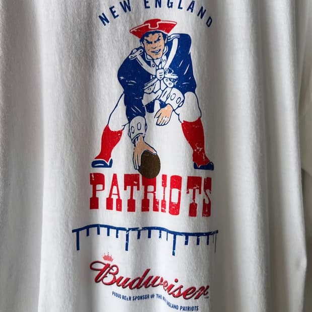 [XL]Budweiser 버드와이저 뉴 잉글랜드 프린팅 티셔츠