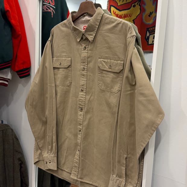 Wrangler 랭글러 투포켓 워크 셔츠