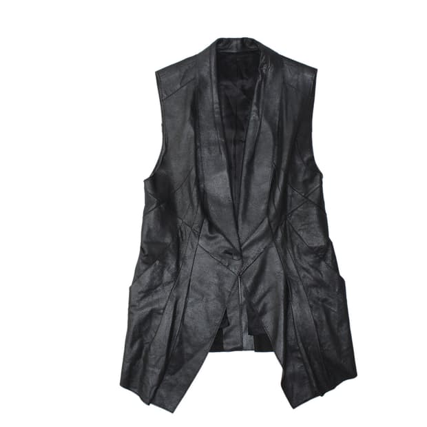  2000s Japan Made Leather Vest
