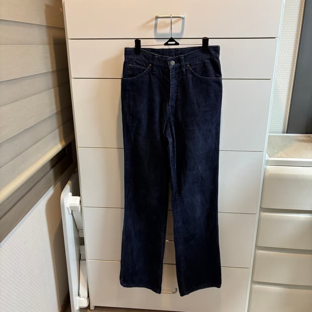 (일본제) 에드윈 네이비 코듀로이 바지 네이비 남녀공용