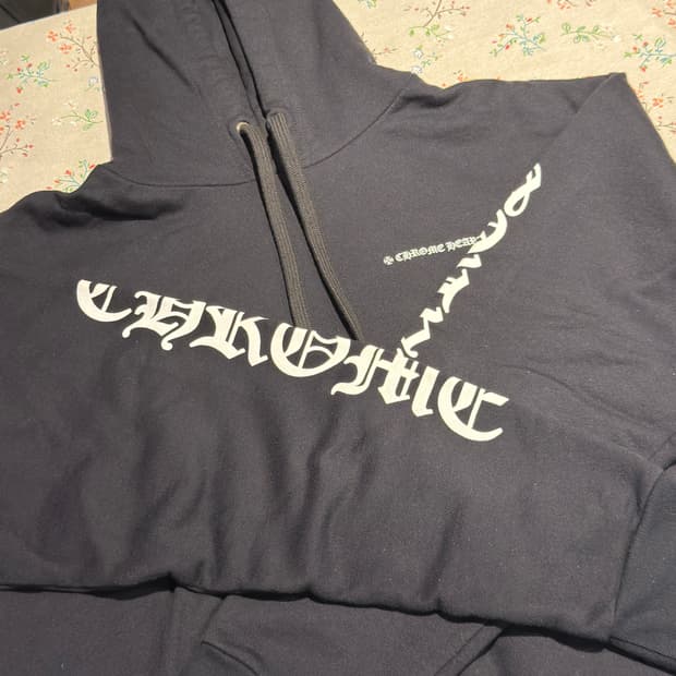 크롬하츠 세메터리 크로스 타이어트랙 후드 XXL