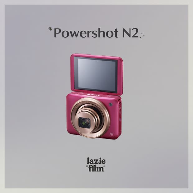 제니✧･ﾟCanon Powershot N2 파워샷 N2 셀카 디카
