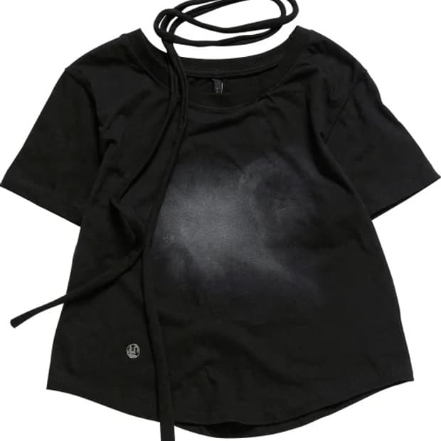 플레어업 바니쉬 타이 스카프 티셔츠